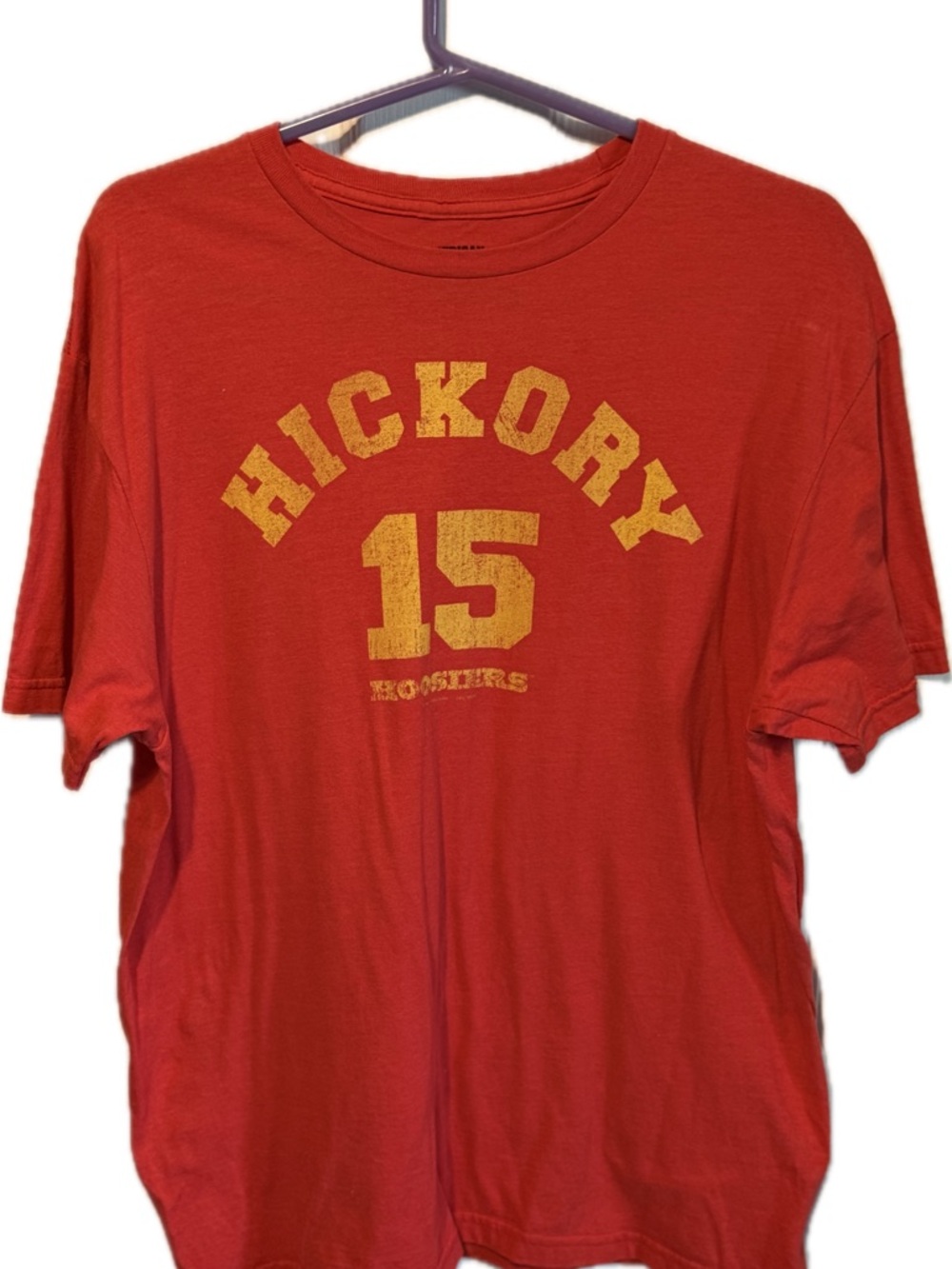 American Classics Red Tee with Bold Black Print